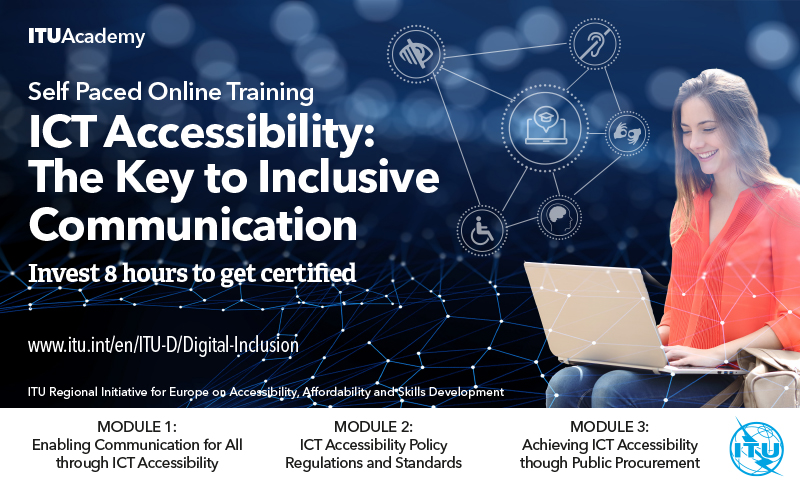 Self Paced Online Training on ICT Accessibility